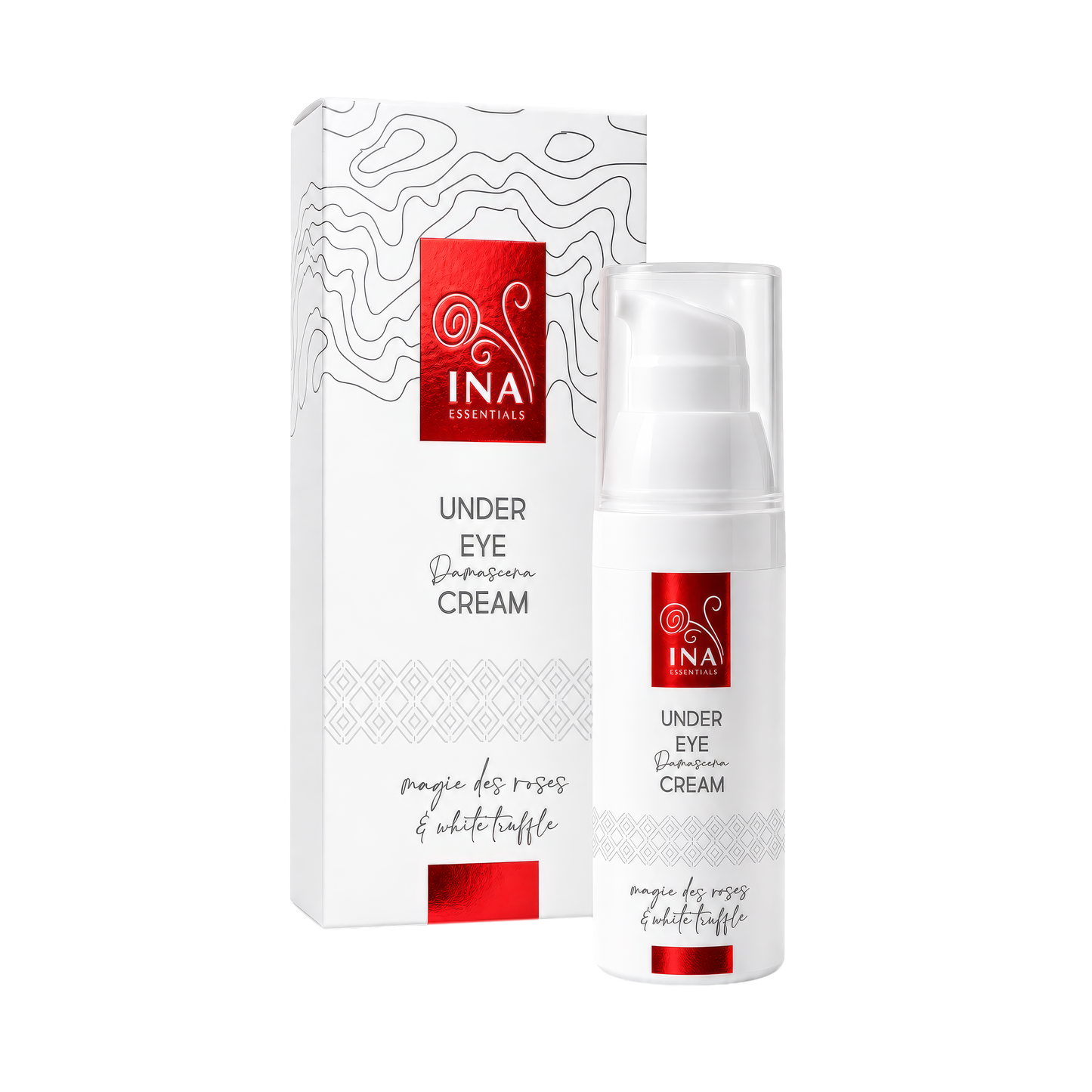 Premium Anti-Age Ögonkräm med Ros - Rose Eye Lift