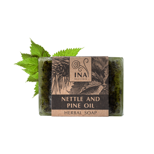 Naturlig örttvål med Brännässla och Tallbarrsolja - antiinflammatorisk verkan