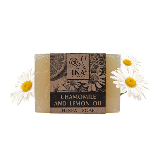 Naturlig örttvål med Kamomill och Citronolja - lugnande effekt