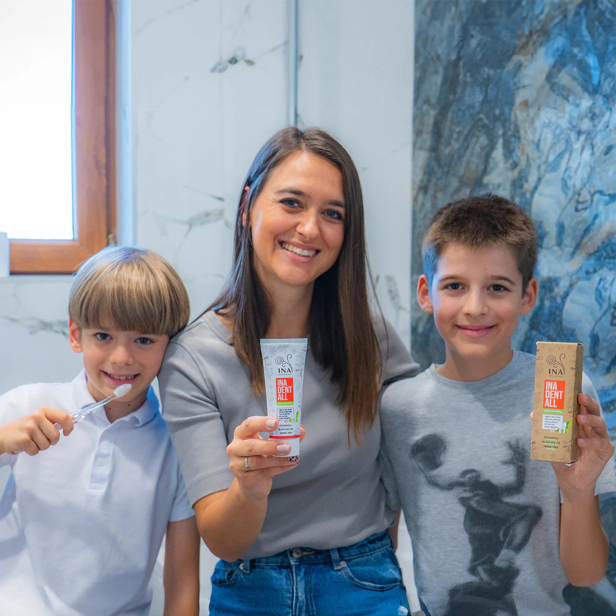Köp 3 Ina Dent-All-tandkrämer – få 2 naturliga tandkrämer gratis
