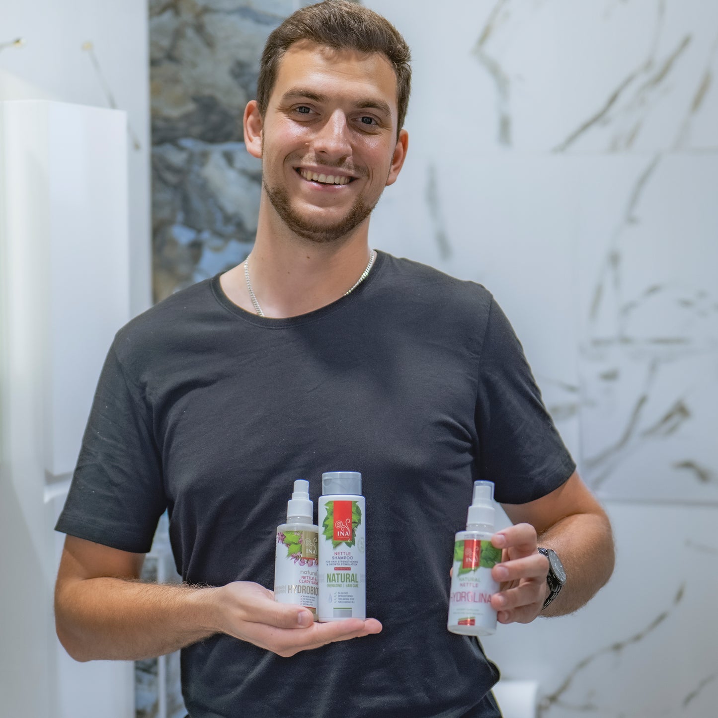 Håravfall RoutINA™ för Honom - bestående lösning för Håravfall