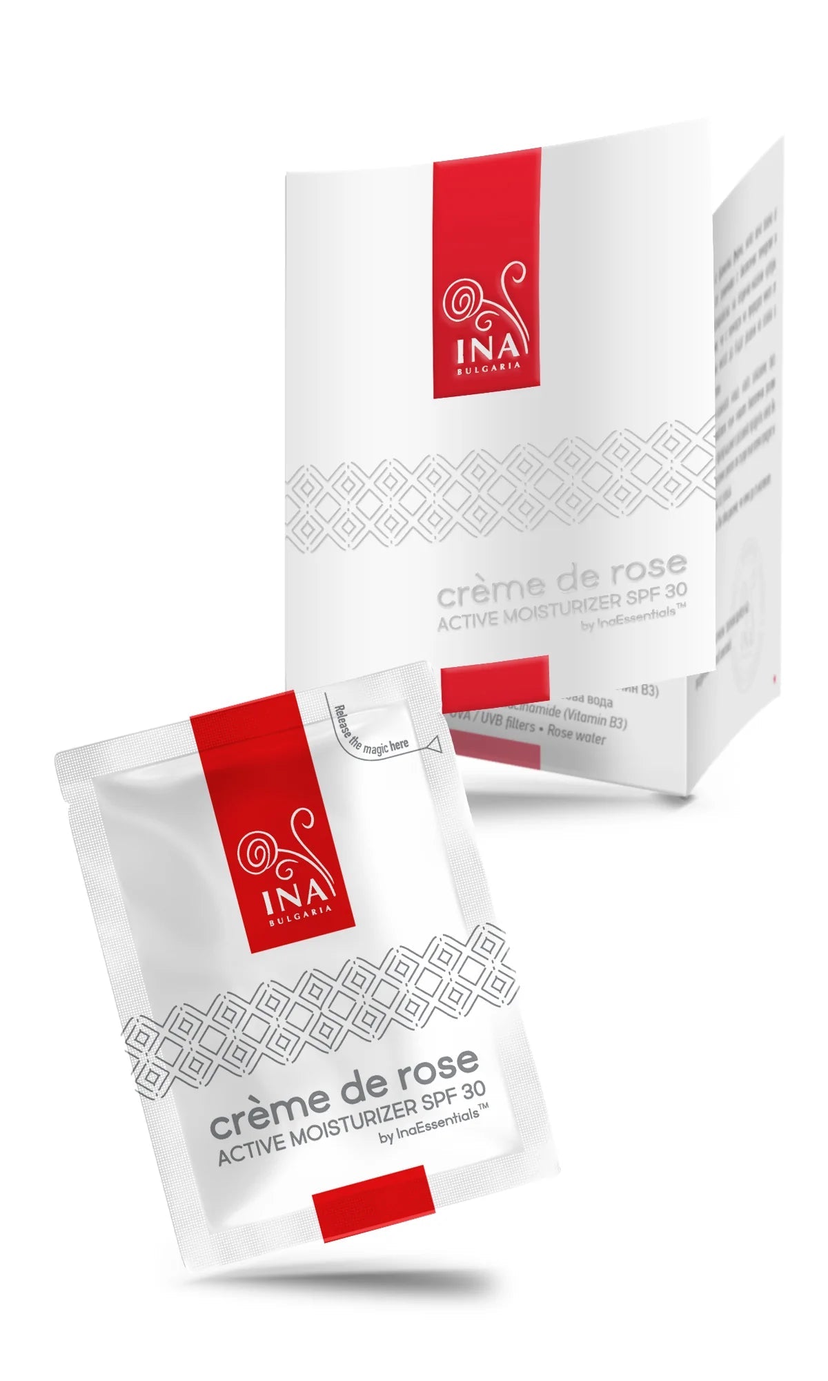 Crème de rose - Active Moisturizer SPF 30 with Bio Rose Oil, 2ml InaEssentials.UK