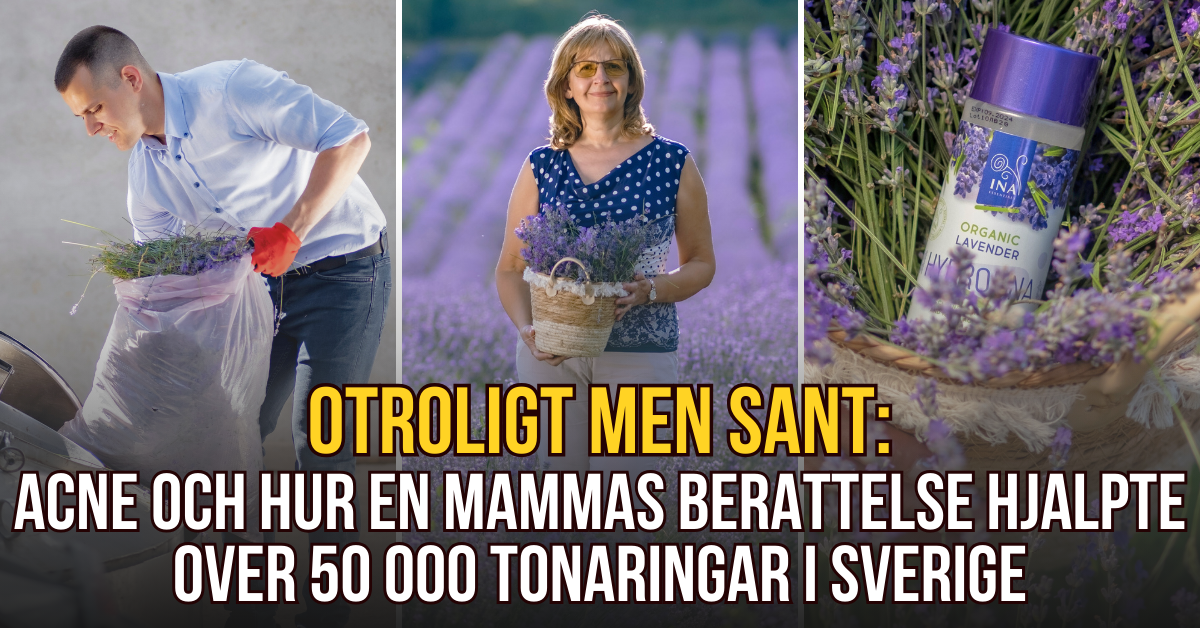 ACNE och hur en mammas berättelse hjälpte över 50 000+ tonåringar i Sverige!