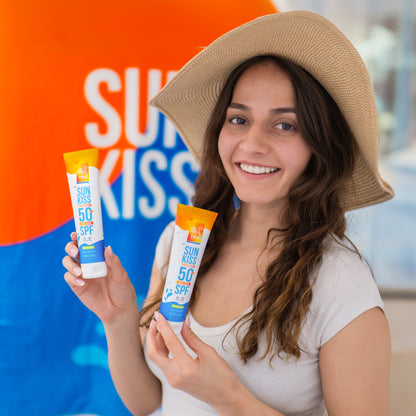 Naturligt Solskydd för Ansikte och Kropp SPF 50+ med Ekologisk Vitgran