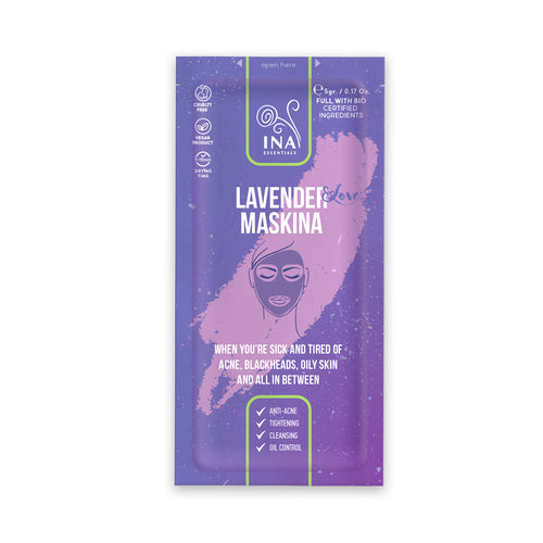 + Gåva ﻿Ansiktsmask - Lavendel Maskina (prov)