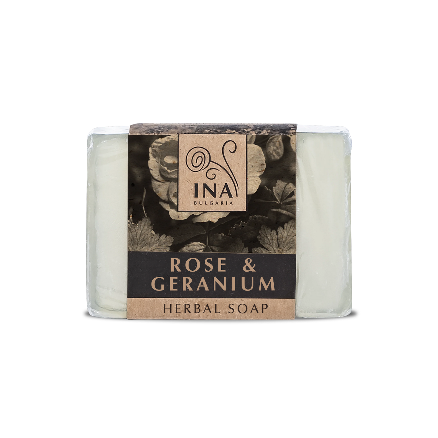 Naturlig Örttvål med Rose Damascena-Olja och Geranium - Närande Verkan