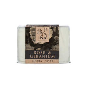 Naturlig Örttvål med Rose Damascena-Olja och Geranium - Närande Verkan