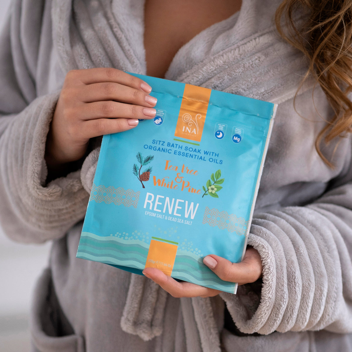 Renew - Badsalt med Teträd och Weymouthtall för Trötta ben och Nagelsvamp