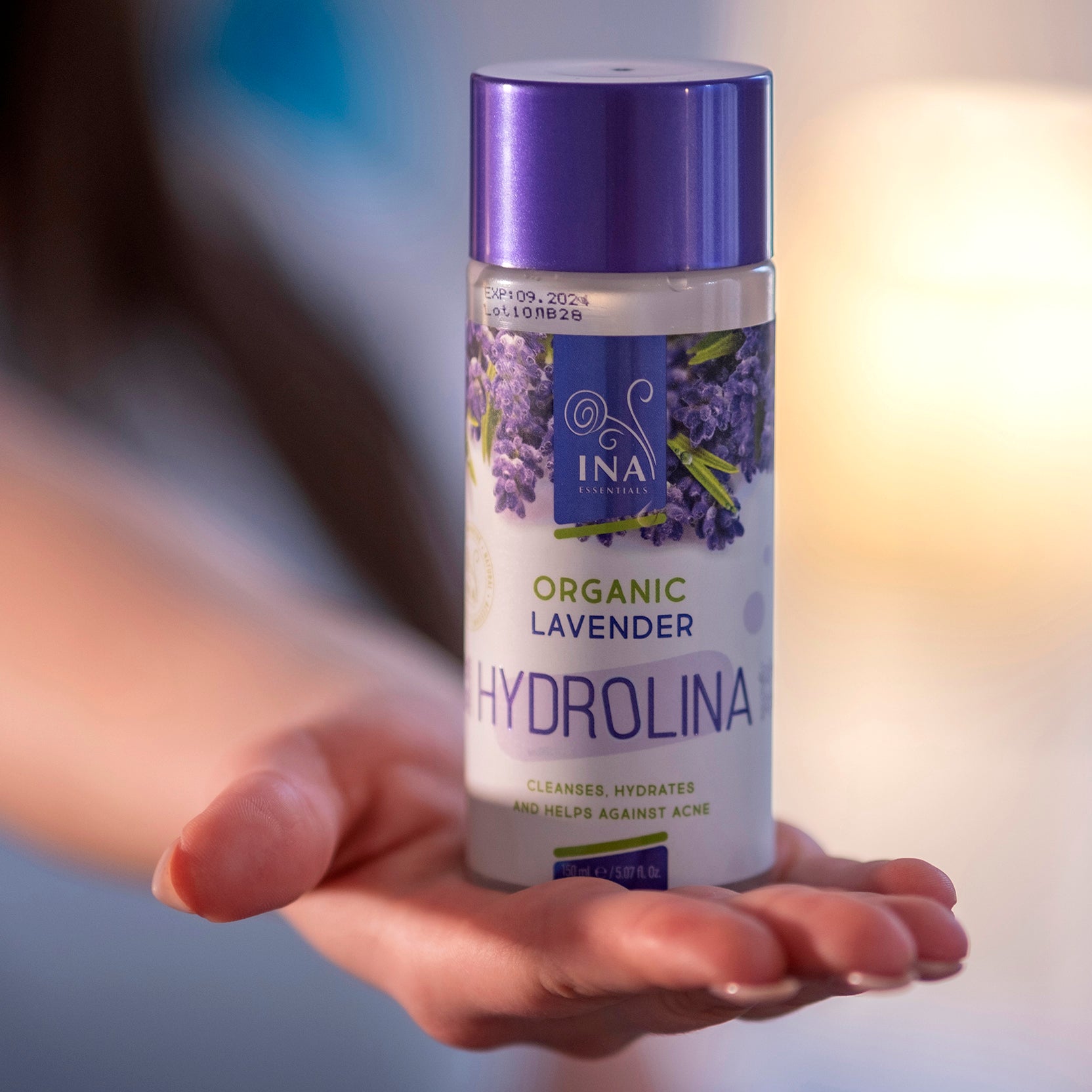 Ekologisk Lavendelvatten - Hydrolina för Akne