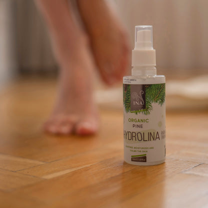 Ekologiskt Vitt Tallvatten - Hydrolina - Spray för Nagelsvamp och Illaluktande fötter