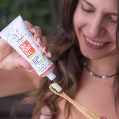 Köp 3 Ina Dent-All-tandkrämer – få 2 naturliga tandkrämer gratis