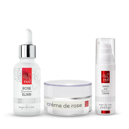 Köp 1 Återfuktande Dagkräm och 1 Anti-Aging Serum, Få 1 Ögonkräm Gratis