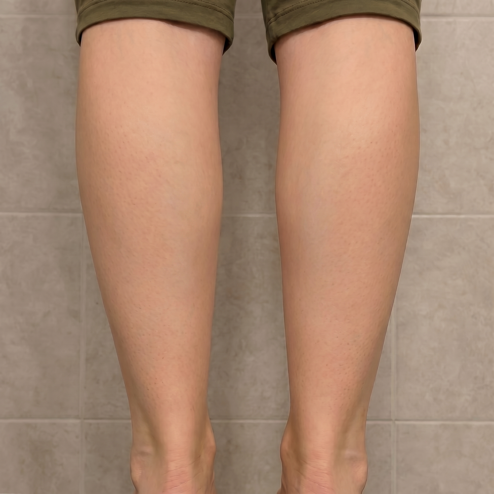 After varicose veins legs