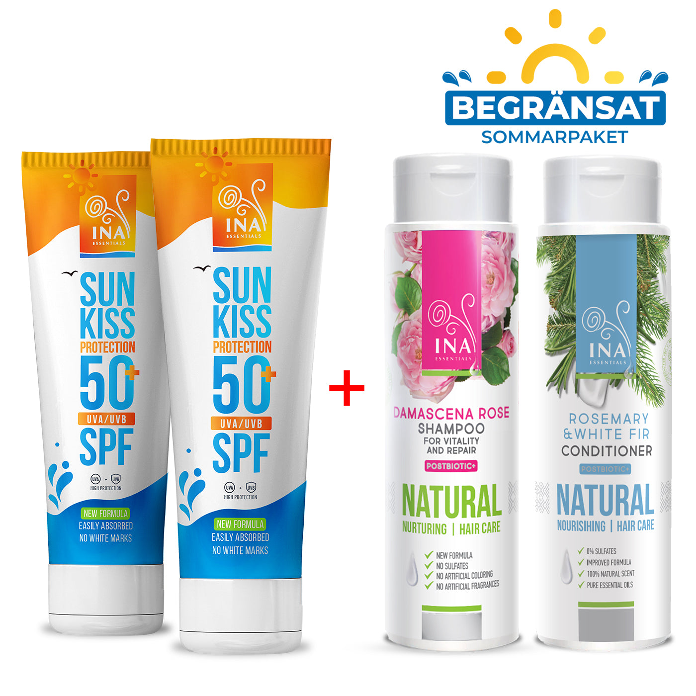 Köp 2 Solkrämer, få Schampo och Balsam Gratis